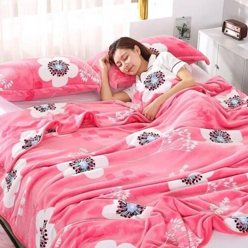 2020 Winter Solid Flannel bedding sheet New thicken Flannel Fleece bed cover sandred bed cover bed sheet