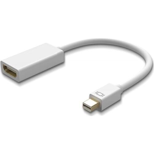 300pcs/lot Thunderbolt Mini DisplayPort Display Port DP to HDMI Adapter Cable For Apple Mac Macbook Pro Air