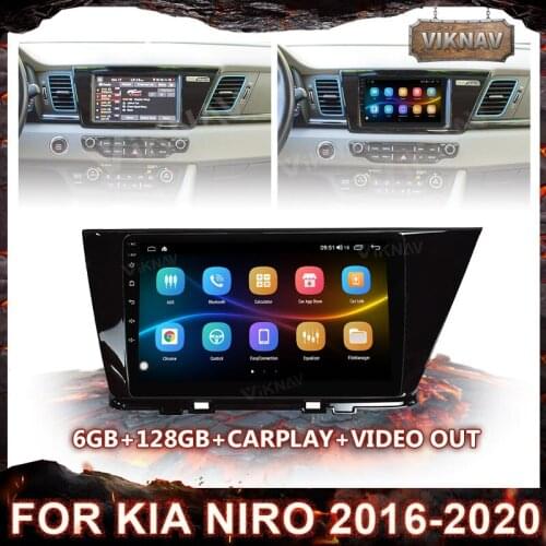 9 inch 8 Core DSP 2 Din IPS Touch screen car gps radio navigation player for Kia Niro 2016-2020 Head Unit Stereo Receiver
