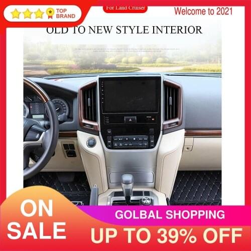 Aftermarket All IN 1 For TOYOTA LAND CRUISER LC200 2008-2020 VX GX VXS Android 9 Tesla Style Multimedia Player Radio Head Unit
