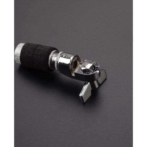 E5BD Silver Black Standard Metal Drop Clutch, Guitar Accessories Hi-Hat Clutch for Jazz Drum Percussion Instrument