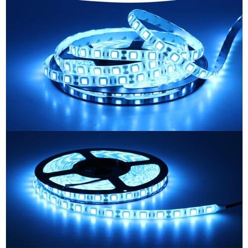 Ice Blue Emitting Light 5M 5050 SMD 300 LED Flexible Strip For Xmas Wedding Light Waterproof IP65 IP20 for decorate room hall