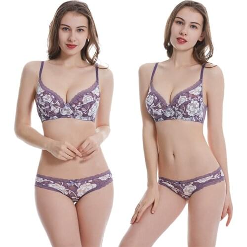 New Sexy Ultrathin Lace BCDE Cup Ladies Bra Briefs Set Female Unlined Transparent Plus Size Women Lingerie