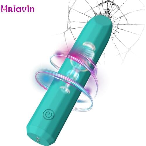 USB Charge Mini Bullet Vibrator G Spot Clitoral Stimulator Clit Vibrator Sex Toys for Women 10 Speeds Vibrating Portable Massage