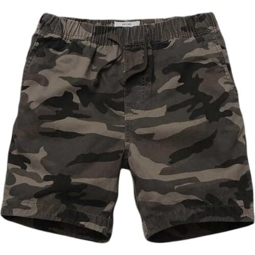 Fashion Camouflage Shorts Man Casual Boardshorts Cotton Military Army Style Cargo Shorts Summer Wear Men Clothing
