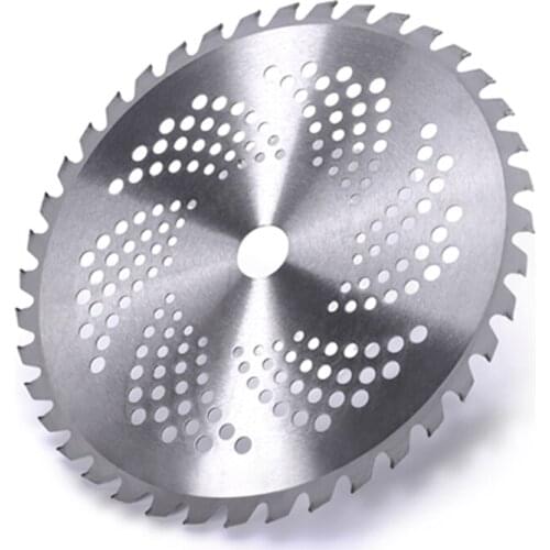Durable 40/60 Teeth Manganese Steel Alloy Replacement Lawn Mower Blade Circular Grass Cutter Brush Saw Blade Cutting Grass Tree
