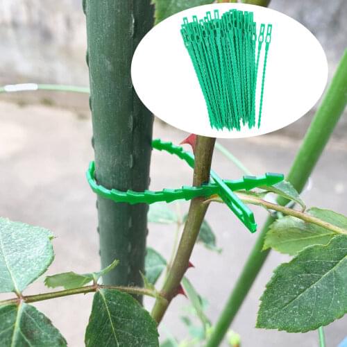 Adjustable Plant Ties Flexible Garden Plant Ties Green Multi-Function Sturdy Garden Plant Twist Tie Plastic Garden Ties Plant Su
