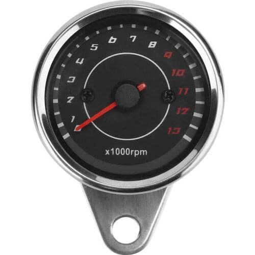 Motorcycle Speedometer Motorcycle Backlight Tachometer Speedometer Aluminum Gauge Replacement Motorcycle Instrument
