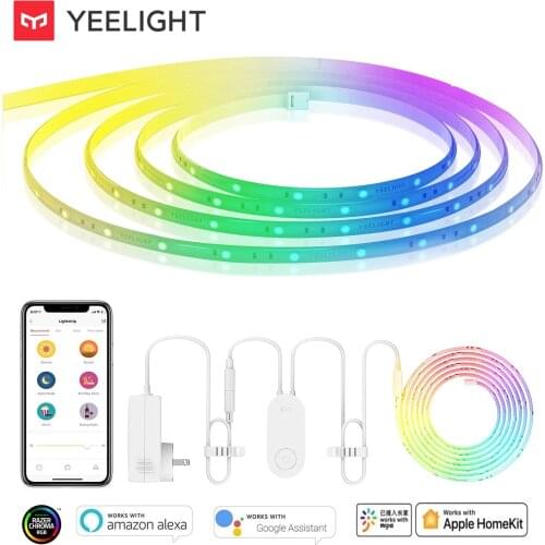 Yeelight Aurora Smart Light Strip 1S Plus LED RGB Colorful WiFi Remote Control with APP Assistant Homekit for Xiaomi smart home