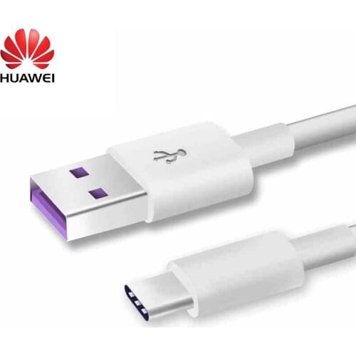 Huawei USB 5A Type C Cable P30 P20 Pro lite Mate20 10 Pro P10 Plus lite USB 3.1 Type-C Original Supercharge Super Charger Cable