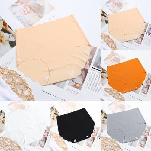 Women Seamless Safe Underpants High-Rise Slims Fit Elastic Breathable Underwear Solid Color Boyshort ropa interior femenina