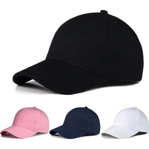 2020 Solid Color Baseball Cap Unisex Snapback Caps Female Peaked Cap Fitted Casual Gorras Hip Hop Dad Hats For Men Women