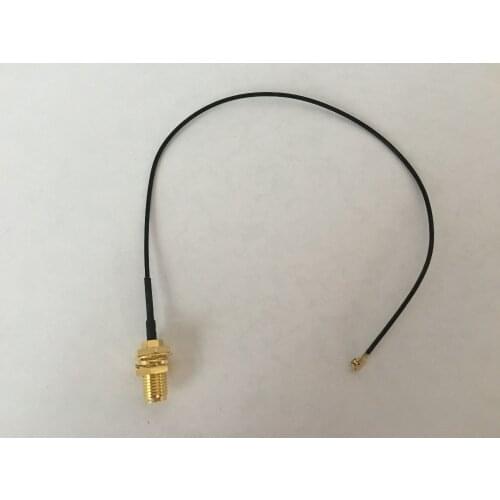 50PCS/LOT 20CM U.FL MINI PCI to RP-SMA/Mini PCIE to SMA Male Pigtail Antenna Wifi Cable for MC7304/MC7430/ME909U-521/EC25-A