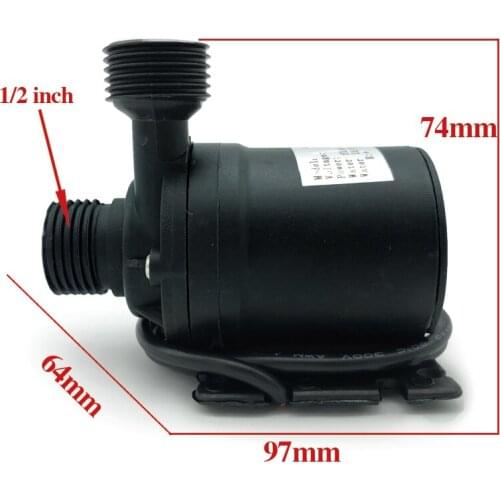 800L/H 5m DC 12V 24V Solar Brushless Motor Water Circulation Water Pump