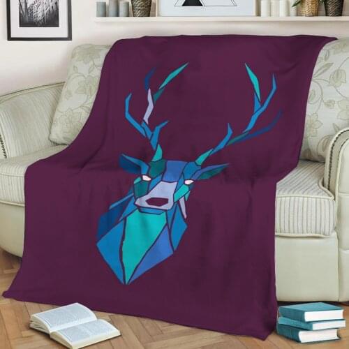 Abstract Dash Pattern 3D Printed Velvet Plush Throw Fleece Blanket Bedspread Sherpa Blanket Home Decora