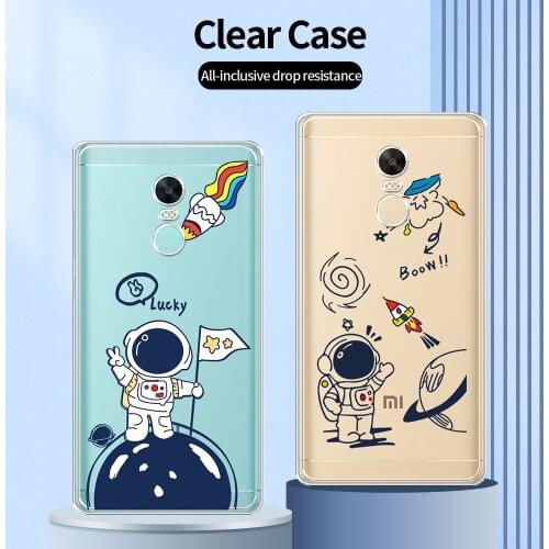 For Xiaomi Redmi Note 4 Case Clear Soft Case For Redmi Note 4X Fashion Phone Capa Transparent Back Cover For Redmi Note 4 Global