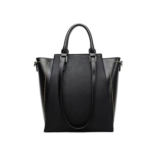 Design NEW Winter New Women Leather Purse and Handbag Big Tote Bags Rivet Designer New Design shoulder Crossbody Shoulder bag