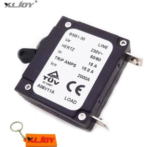 XLJOY 15 AMP 230V 15A In Chinese Generator Circuit Breaker 18.8 Trip Amps 230V Icn BSB1-30 2000A HERTZ 50/60