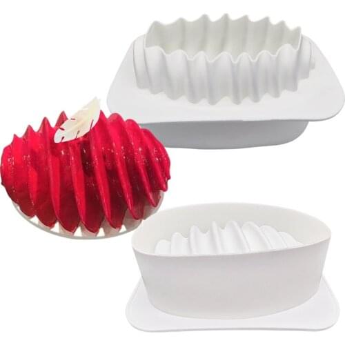 Hot Conch Honeycomb Silicone Cake Mold For Baking Mould Dessert Mousse Pan Bakeware Moule Pastry silicona molde decorating