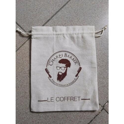 150pcs linen small drawstring bags 20*25cm linen jewelry bags wholesale for christmas gift coffee bean packaging pouches