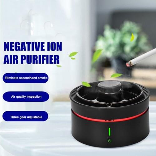 Multifunctional Purifying Ashtray Indoor Mini Air Purifier Secondhand Smoke Preventions Household UD88