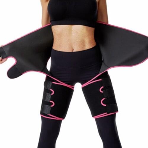 Neoprene Sweat Sauna Body Shapers Leg Shaper Thigh Trimmer Slimming Belt Thigh Slimmer Shapewear Wrap Butt Lifter