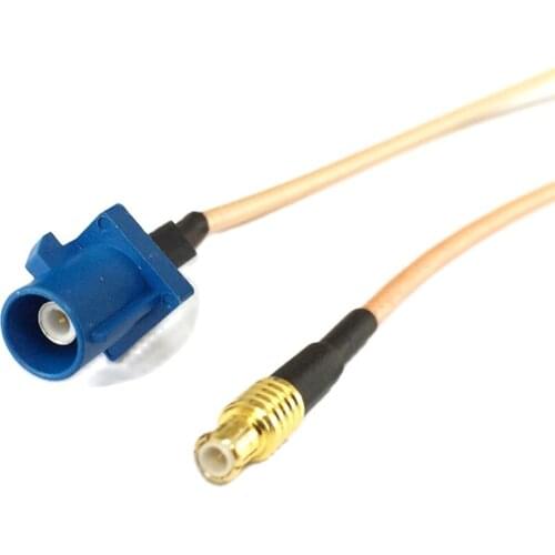 New MCX Male Plug Straight Switch FAKRA C Male Connector RG316 Cable Adapter Wholesale Fast Ship 15CM 6"