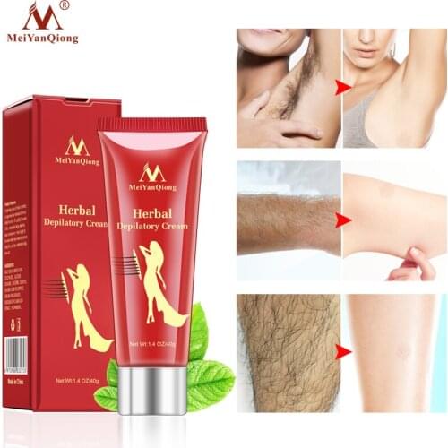New Waterproof Ginseng Painless Depilatory Hair Removal Herbal Depilatory Cream For Body Leg Armpit Unisex