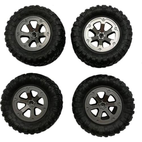 4pcs Upgrade Track Wheels Spare Parts For 1/16 Wpl B14 C24 Military Truck Rc Car Fpv Rc Toys For Boy Kid Christmas Gift Durable