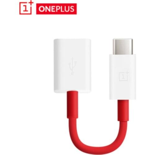 Original OnePlus 7 pro 6t 6 3 3T 5 5T Type C OTG Cable Converter Data adapter otg support Pen Drive/U 1+ 3 3T 5 6 7pro