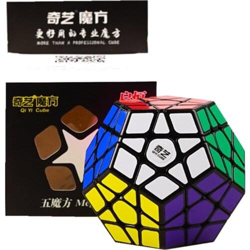 QIYI megaminxeds magic cubes stickerless speed professional 12 sides puzzle cubo magico Professional speedcube Educational toy
