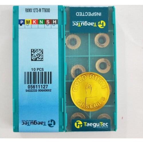 RXMX12T3-M TT9080 100% Original TAEGUTEC carbide insert with the best quality 10pcs/lot free shipping