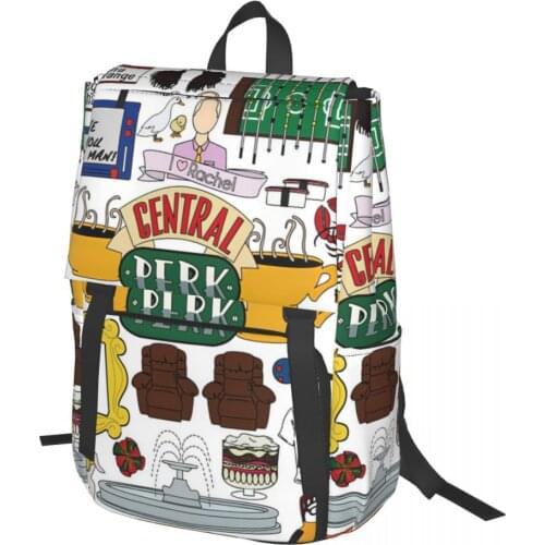 Friends Tv Show Backpack for Girls Boys Travel RucksackBackpacks for Teenage school bag