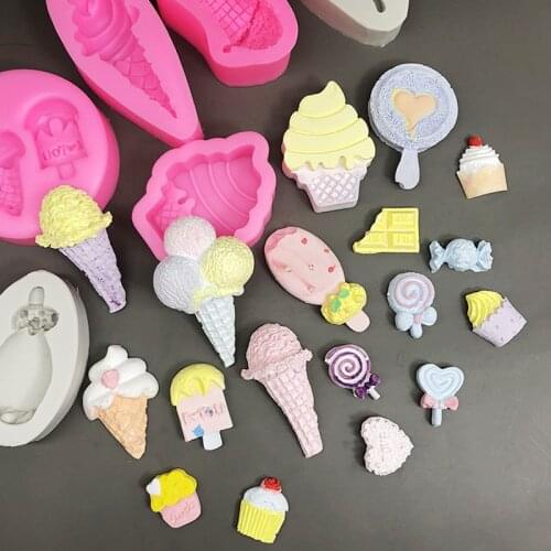 Sweet barrel silicone mold ice cream ice cream mold chocolate sugar turning tool cake baking mould glue hand-made
