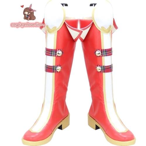 Princess Connect! Re:Dive Sakurai Shoes Cosplay Long Boots Leather Custom Made Cosplay Costumes Shoes boots custom Made For you