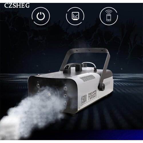 Top 1500W RGB LED 3IN1 Fog Machine with Remote Control For DJ Disco Lighting Stage Bar Colorful stage effect