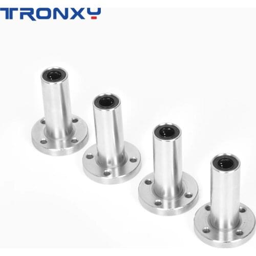 LMF8LUU Lengthen Flange Linear Ball Bearings Longer 8*14*45mm Extrusion Extended Polish Rod Bush Metal 3D Printers Parts