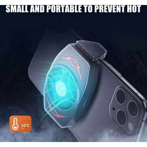 Universal X13 Mobile Phone Game Cooler System Cooling Fan Gamepad Holder Stand Radiator For Iphone Xiaomi Huawei Samsung Phone