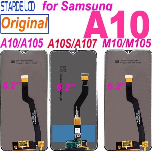 6.2'' Original LCD For Samsung Galaxy A10 A105 A10S 2019 A107 A107FD M10 M105 LCD Display Screen Replacement Digitizer Assembly