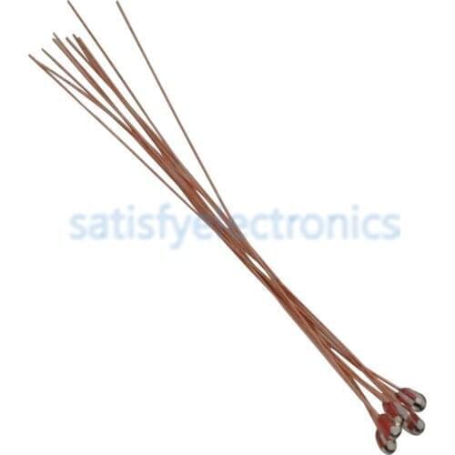 10pcs/lot 3D Printer NTC Thermistor 100 K Accuracy 1% B Value 39501.8MM Temperature Sensor 3D Printer Parts