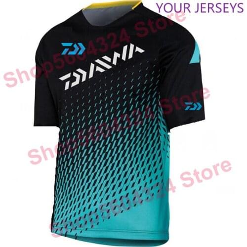 2020 DAIWA Fishing Clothes Summer Clothing Quick Drying Breathable Anti UV Sun Protection Short Sleeve T-Shirt DAIWA Pesca