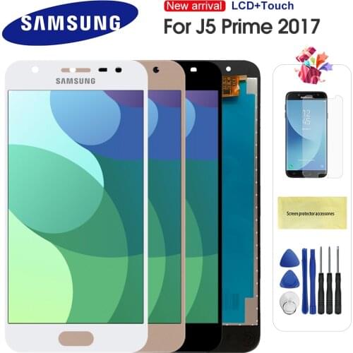 For Samsung Galaxy J5 Prime LCD G570 G570F On5 2016 J5 Prime 2017 G5700 LCD Display Touch Screen Digitizer Single/Double Hole
