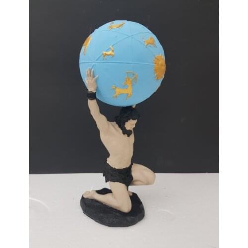 EU HOME DECORATION AROSE ATLAS WORLD CARRY MAN