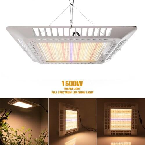 LED Grow Light Full Spectrum 1500W Warm White Phyto Lamp For Indoor Plants AC 100V-260V Bulbs For Greenhouse Vegatable Grow Tent