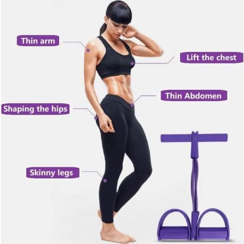 Gym To Do Sit-ups Elastic Drawstrings Resistance Bands Abdominal / Waist / Arm / Leg Stretching Weight Training Sports Multitool