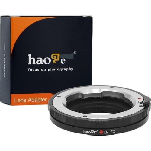 Haoge Macro Focus Lens Mount Adapter for Leica M LM, Zeiss ZM, Voigtlander VM Lens to Fujifilm Fuji X FX Mount Camera