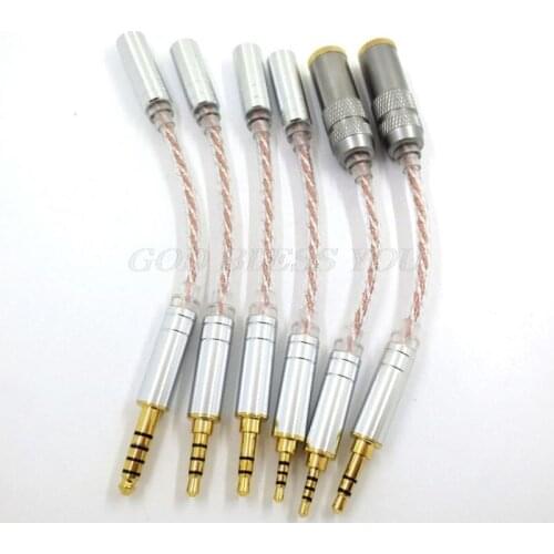 HIFI Balance Audio Cable Male 2.5mm to 3.5mm 4.4mm Female Headphone Line Adapter Drop Shipping