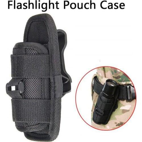 HobbyLane Tactical Flashlight Pouch Case LED Torch Flashlight Holder for Outdoor Tactical Torch Nylon Duty Flashlight Holder