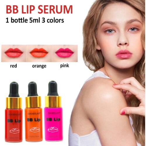 Korean Brand New BB Lipserum5ml Semi-Permanent Lip Kissum Gloss Tattoo Moisturizing Liquid balm makeup front mouth makeup bottle