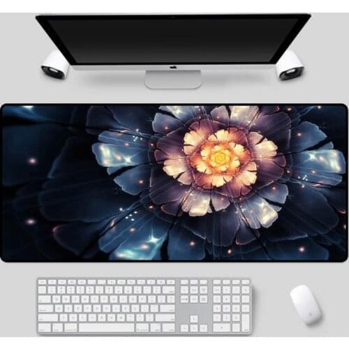 XGZ Large size flower keyboard mat plant as a table mat high quality rubber non-slip mouse pad